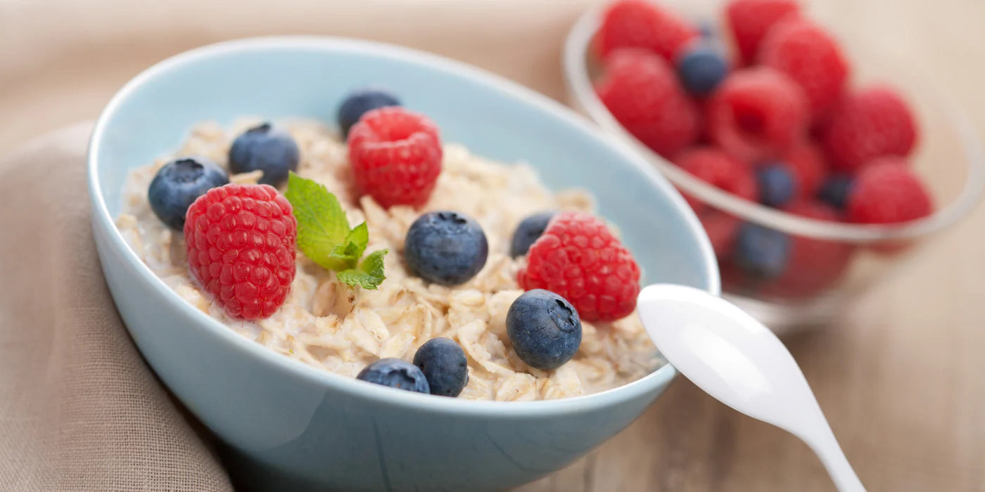 Wachmacher-Porridge mit Guarana Shot Pulver